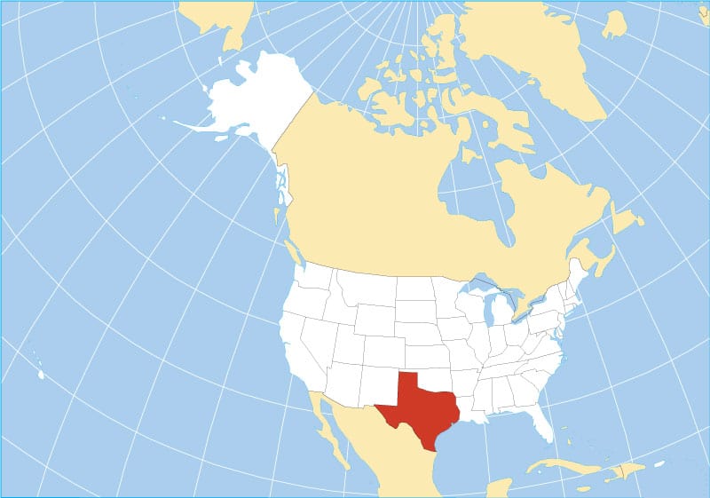 Texas-location-map
